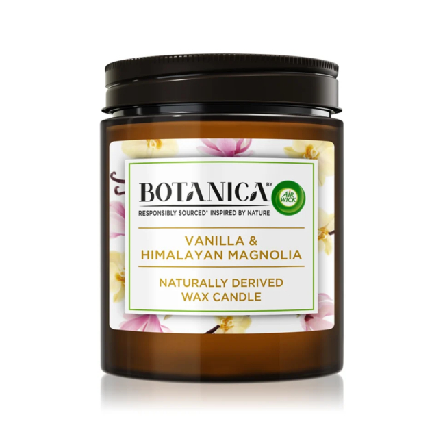 Lumanare Borcan Air Wick Botanica Vanilie si Magnolie 205g 40Ore DNC38376