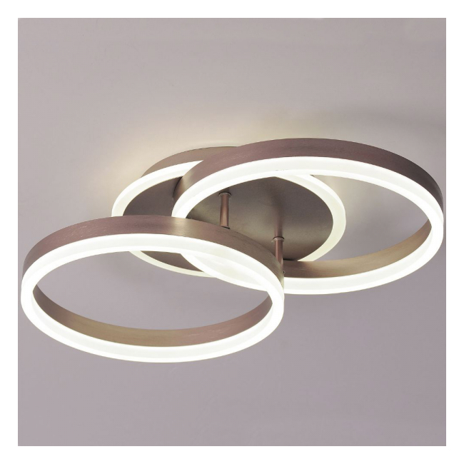 Lustra Led Cafeniu Dione 64w Telecomanda 300+300mm SPN DL75L176
