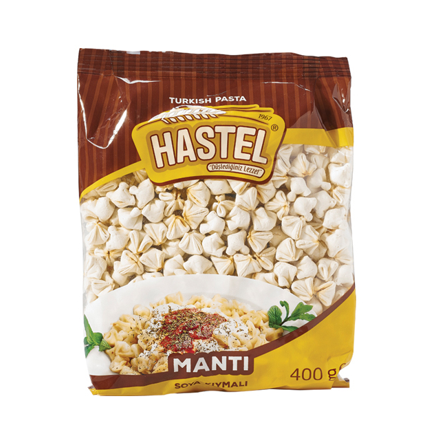 Manti Paste Vegetariene de Post Turcesti Umplute cu Soia 400g Hastel MGR35431