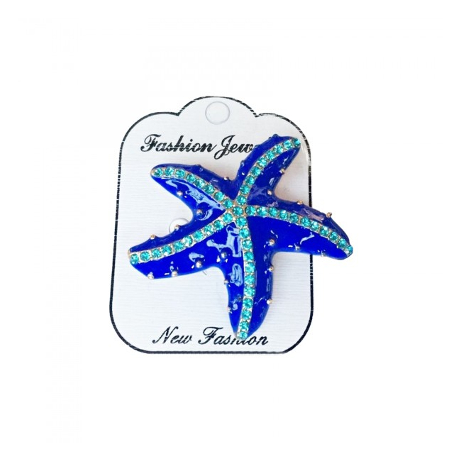 Martisoare 1 Martie Set 12 Brose Stea de Mare Albastre