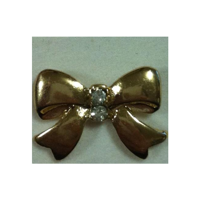 Martisor Brosa Fundita Aurie cu Strasuri XZ56