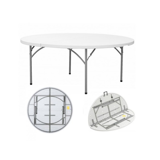 Masa Pliabila Rotunda pentru Picnic cu Maner 120x74cm