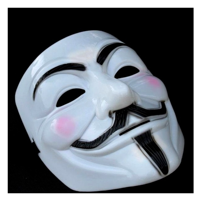 Masca Anonymous, Guy Fawkes, Masti V for Vendetta din Plastic Rezistent