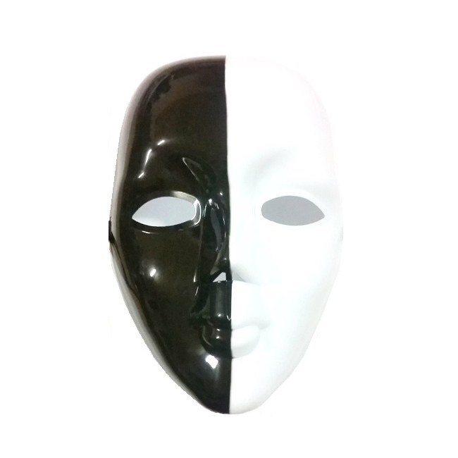 Masca de Halloween si Carnaval Alb Negru