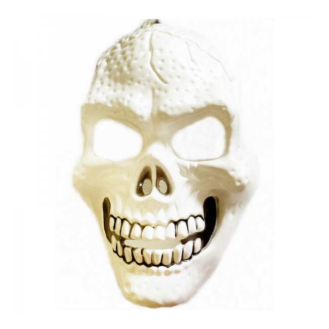 Masca de Halloween si Carnaval Craniu Alb