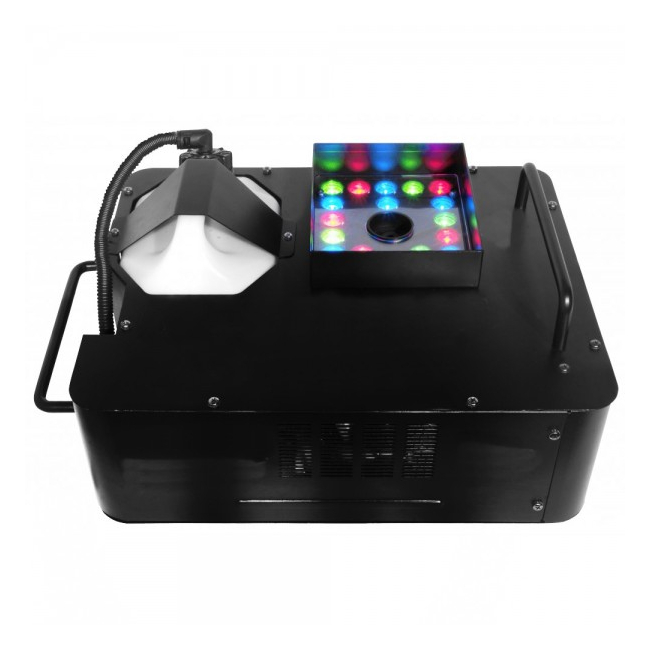 Masina de Fum Jet Vertical 12Led RGB DMX Telecomanda 1500W 180