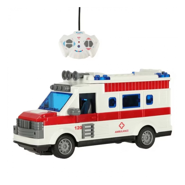 Masina de jucarie Ambulanta cu telecomanda pentru Copii 3+ Ani 838-C2 CWT