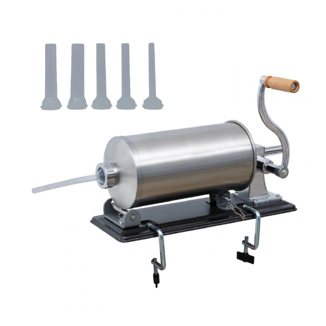 Masina manuala de umplut carnati 4kg Vanessa Orizontal Inox KY-2006PA DNC55172