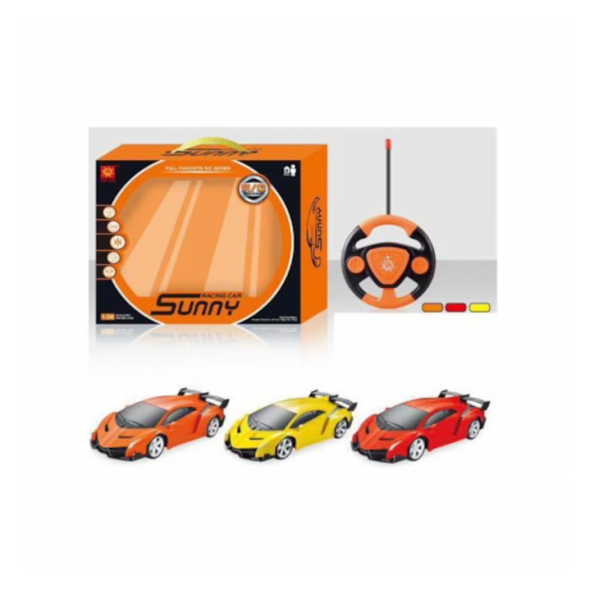 Masinuta electrica Ferrari pentru copii cu telecomanda scara 1:24 3041 CWT