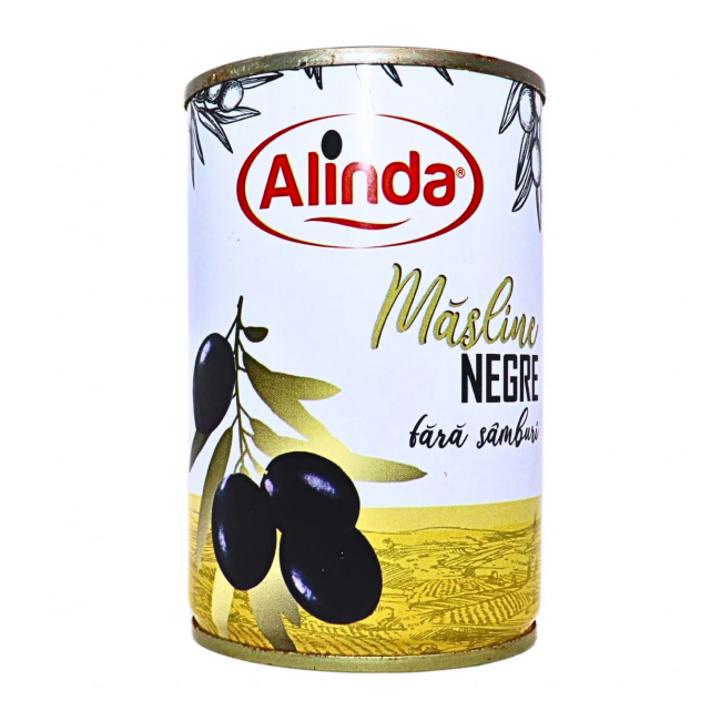 Masline fara samburi negre Alinda cutie metalica 120g MGR29011