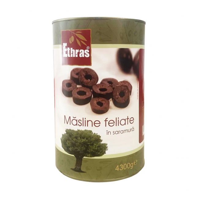 Masline feliate in saramura Ethras 4.3kg MGR29839