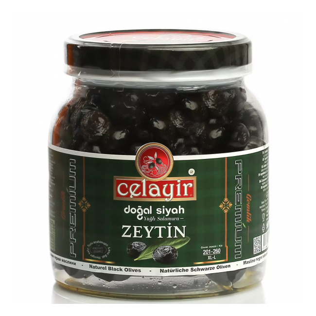 Masline Negre Deshidratate in Ulei Celayir 201-260 Marime XL-L 1kg MGR