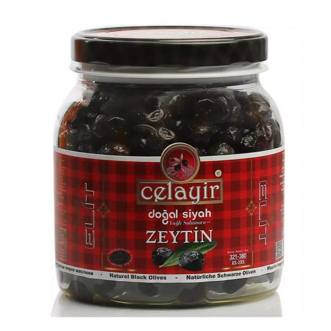 Masline Negre Deshidratate in ulei Celayir XS-2XS 321-380 1kg MGR27953