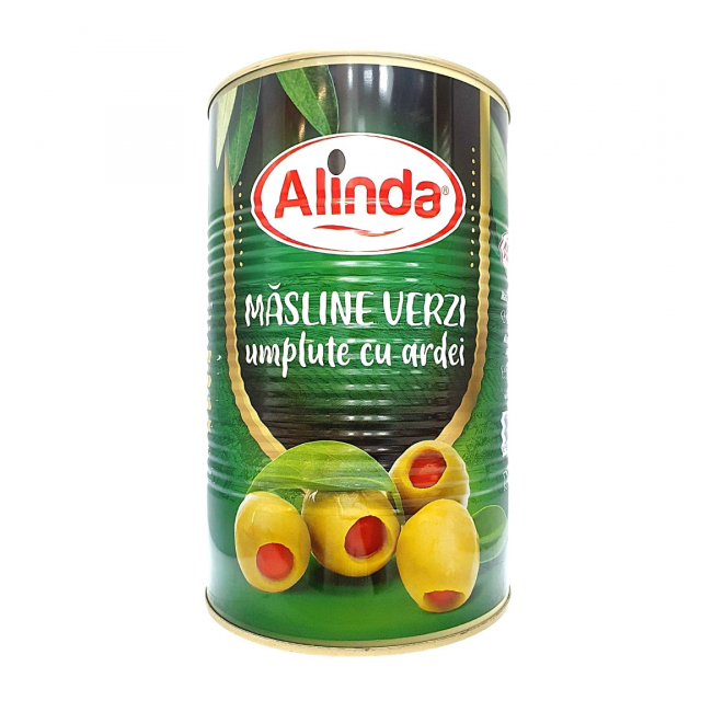 Masline verzi cu ardei Alinda 2.5kg MGR17688