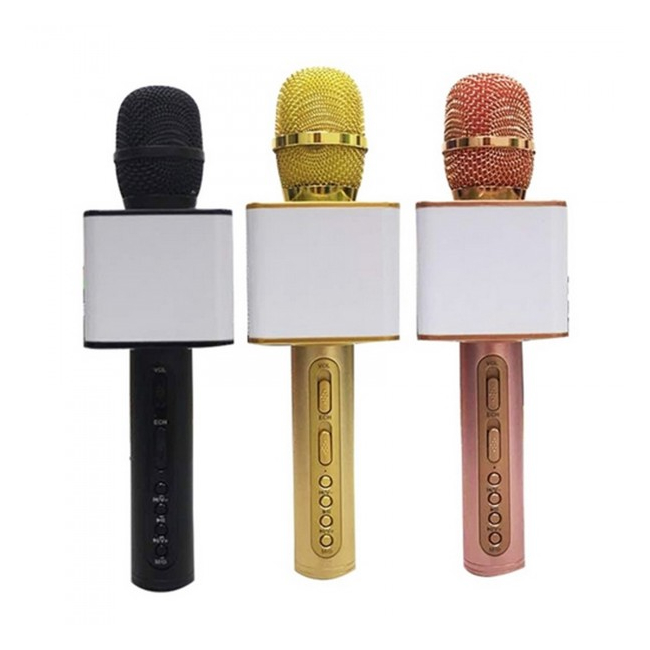 Microfon Wireless Karaoke cu Bluetooth, Boxa, USB, SD si AUX SD08
