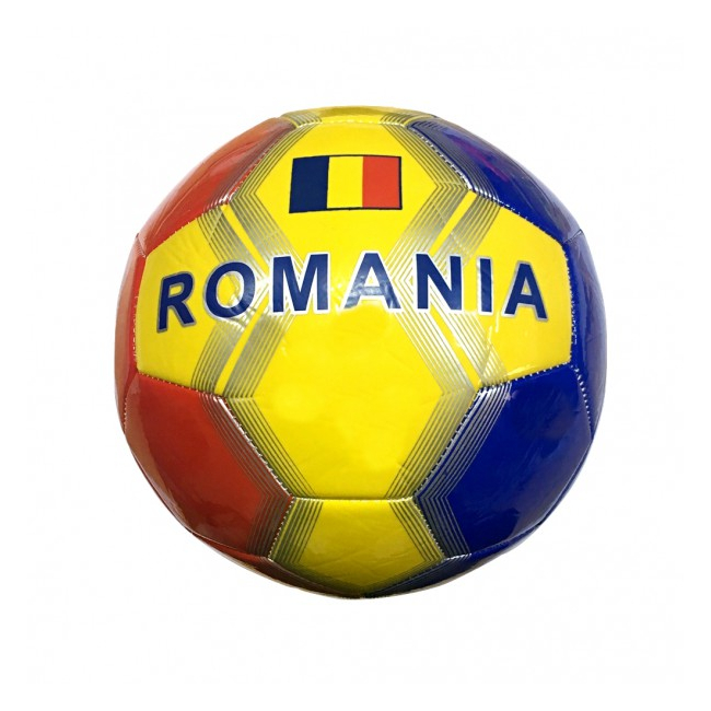 Minge Fotbal Tricolora Romania din Piele Sintetica CXY270