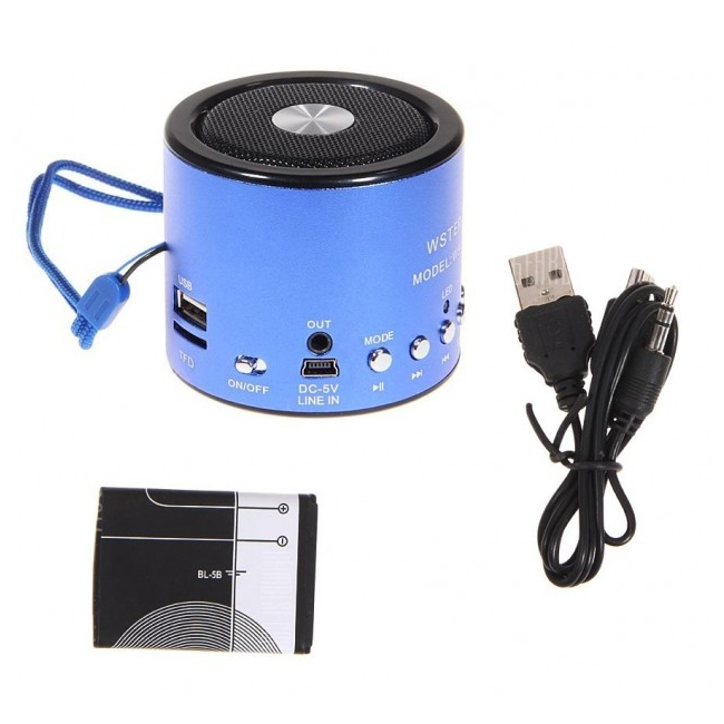 Mini Boxa Portabila MP3 Player, Radio, Slot Card, USB WSA8