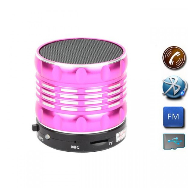 Mini Boxa Portabila Metalica cu Bluetooth MP3 si Radio FM S20 WS806