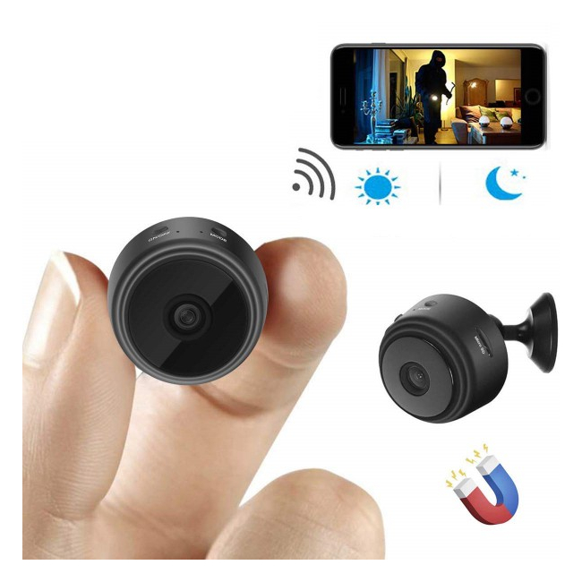 refuse protest germ Mini Camera Video Spion cu Microfon WIFI Night-Vision Magnet HIDVCAM  Preturi Ieftine