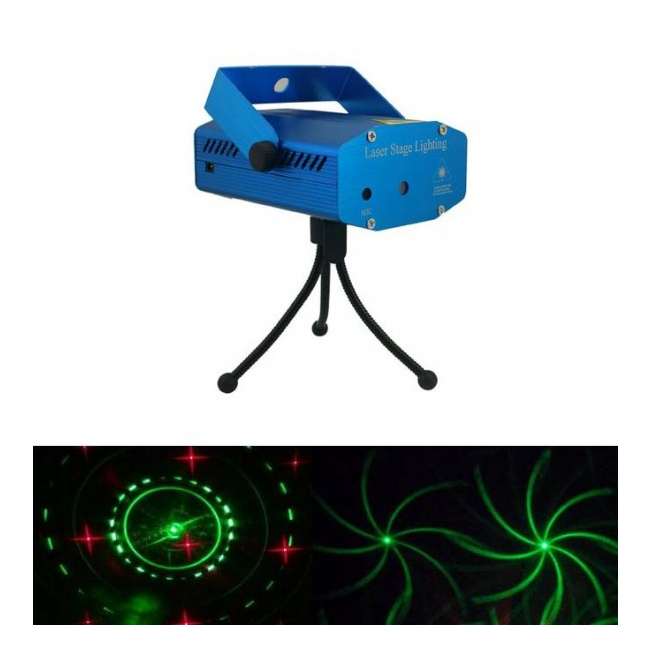 Mini Laser Stroboscopic Rosu Verde YX17