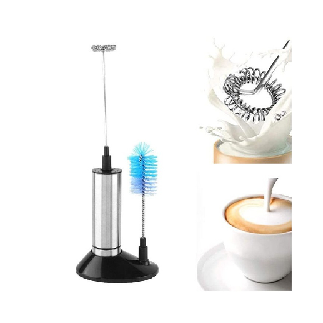 Mini mixer electric spumator lapte, Cappuccino cu suport 3xAAA Aorlis AO78200