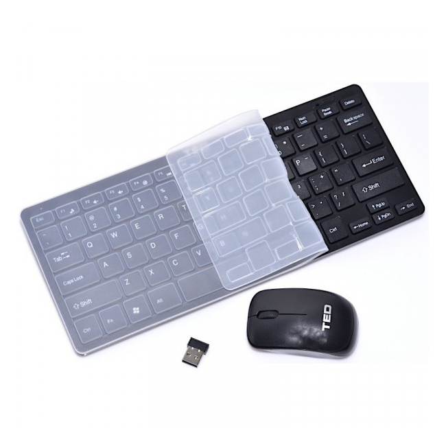 Mini Tastatura si Mouse cu Receiver Wireless 2.4GHz TED 2F008 XXM