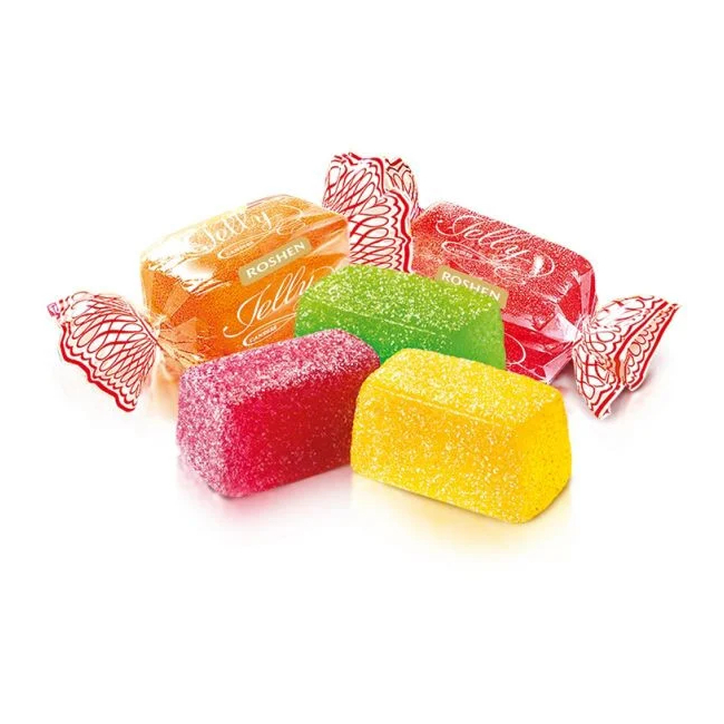 Mix de jeleuri neglazurate cu gust de fructe Roshen Jelly 1kg MGR9754