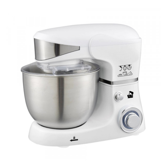 Mixer cu Bol 4.5L 1600W 3 viteze Royalty Line RL-PKM1600 ALB