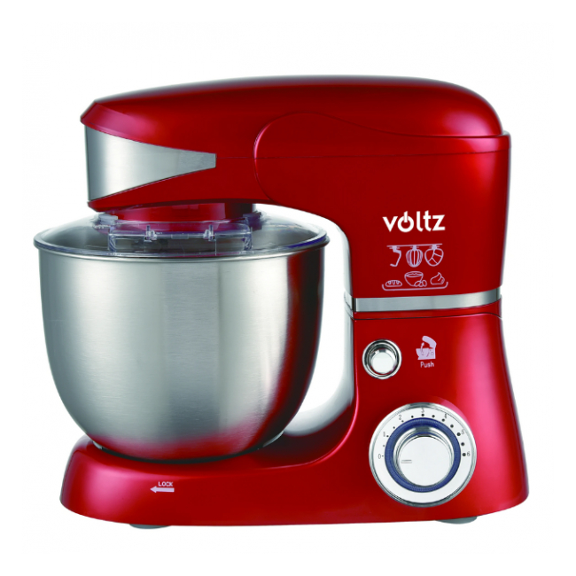 Mixer cu Bol 5L 1600W 6 viteze Voltz V51115G RED