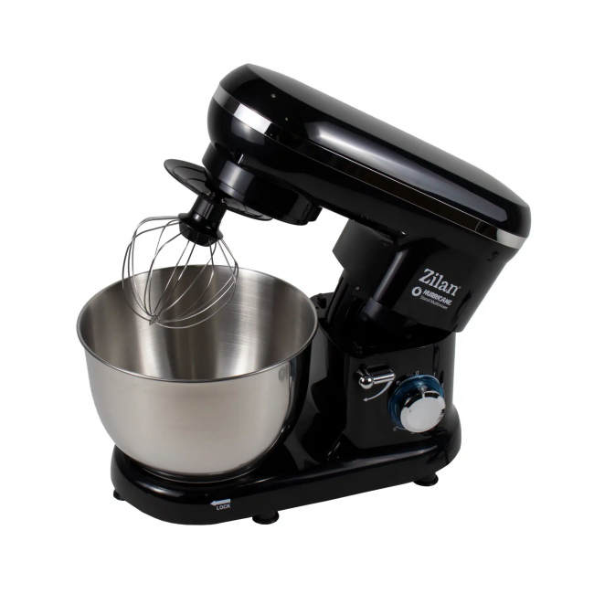 Mixer Planetar cu Bol 4.5L 6 Trepte, Puls 1000W Hurricane Zilan ZLN3185
