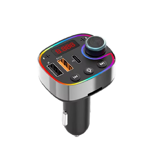 Modulator auto LED RGB BT FM Handsfree USB Andowl QC888