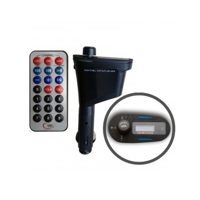 Modulator FM Auto cu Wireless, Telecomanda, Display, USB si SD