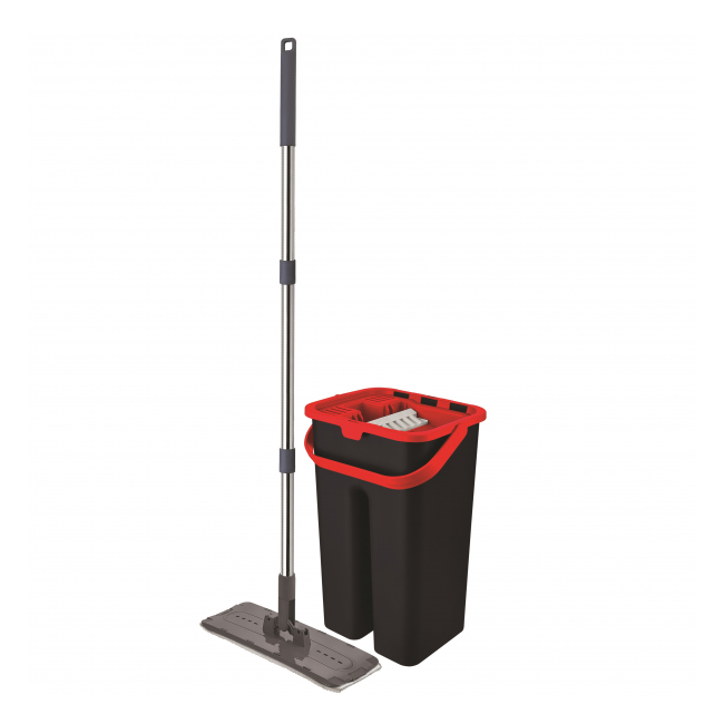 Mop plat pliabil cu galeata Grunberg MAG202R