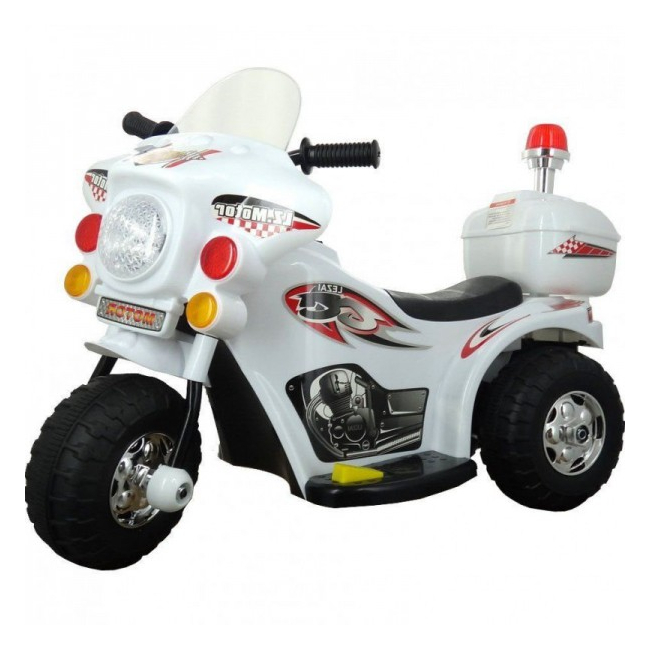 Motocicleta Electrica cu Acumulator 6V Copii Jolly Kids MB999 Alb