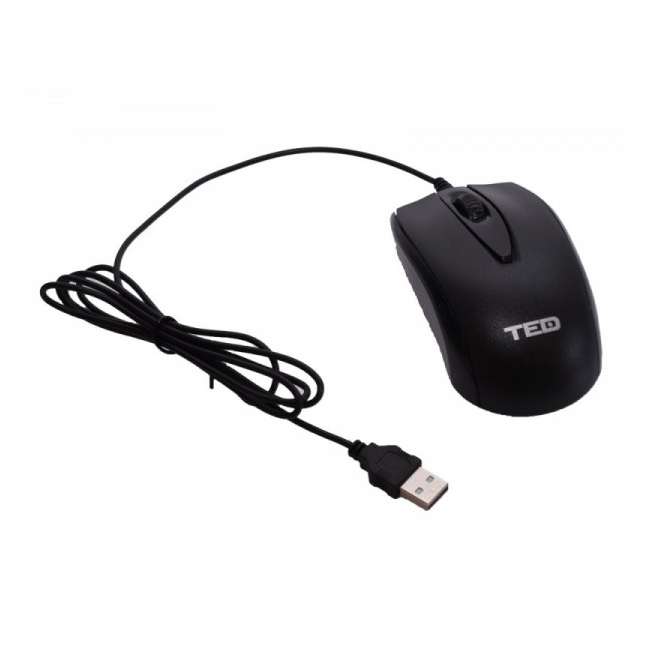 Mouse Optic la USB 1200DPI cu Fir TED 2F012 XXM