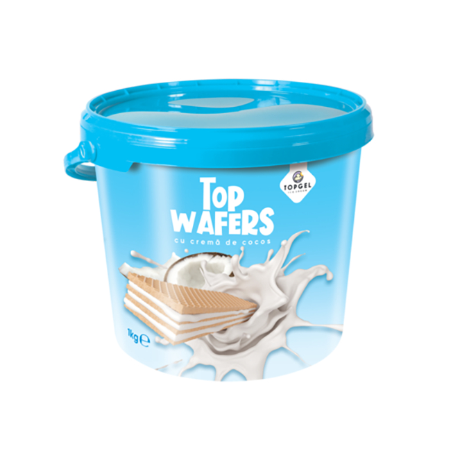 Napolitane la Galeata cu Crema Aroma Cocos Top Gel 900g MGR27400