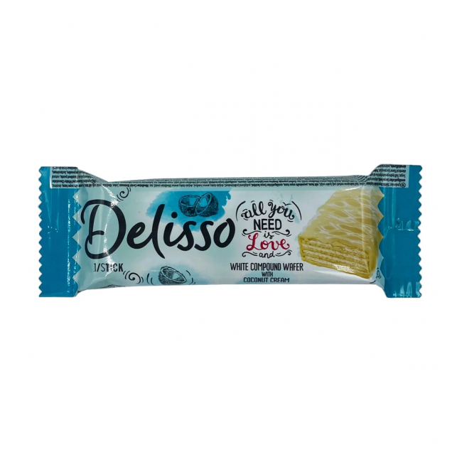 Napolitane glazurate cu crema de cocos Toren Delisso 24x20g MGR31760