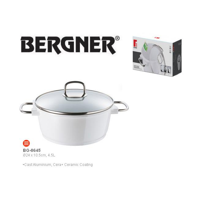 Oala Ceramica Alba 4.5L Bergner BG8645