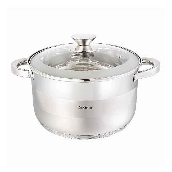 Oala din inox cu capac DK3313 6.7L