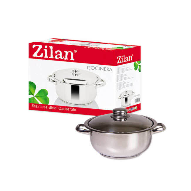 Oala Inox cu Capac 2L Zilan Cocinera ZLN7239