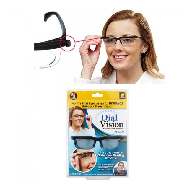 Ochelari cu dioptrii reglabile Dial Vision