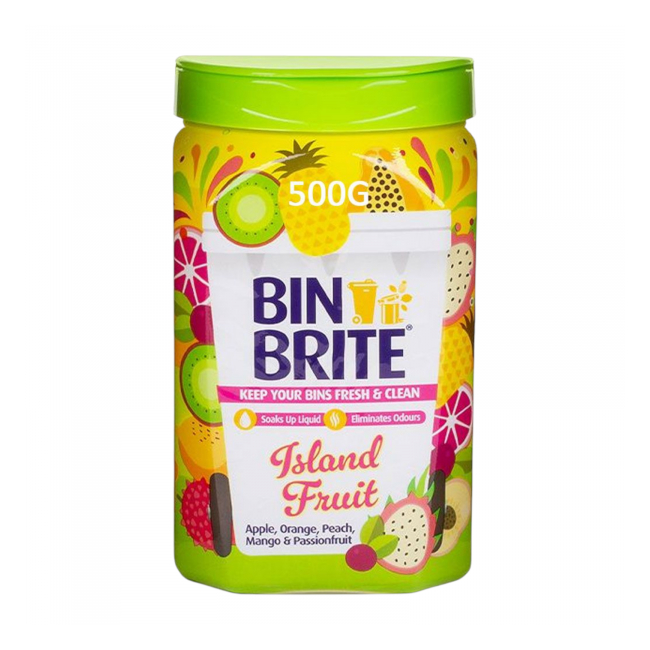 Odorizant pudra pentru pubele Bin Brite Island Fruit 500g DNC62438