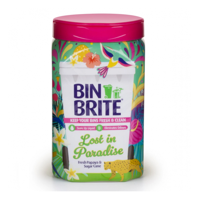 Odorizant pudra pentru pubele Bin Brite Lost in Paradise 500g DNC62440