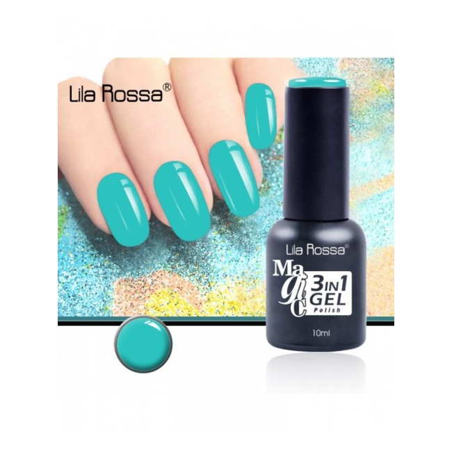 Oja semipermanenta Magic 3in1 Gel Lila Rossa Professional 10ml F30118