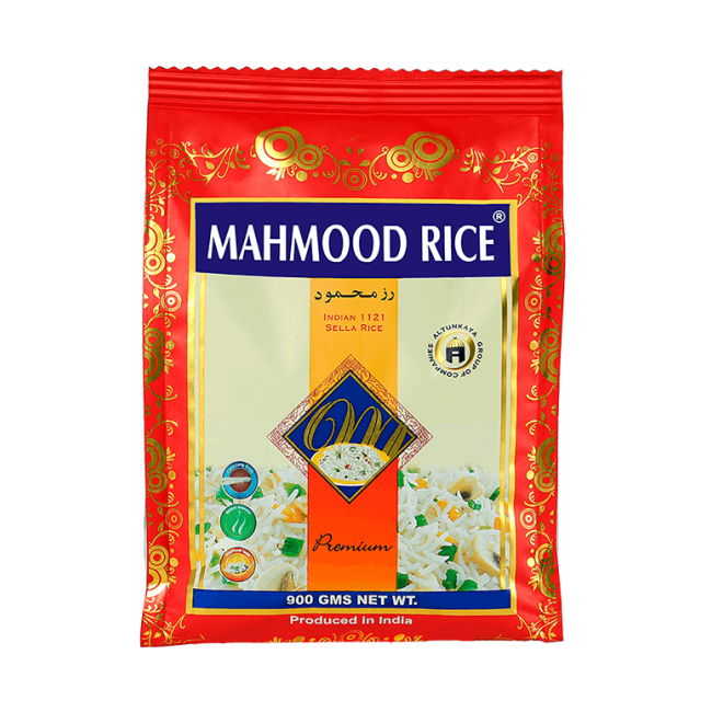 Orez Basmati 1121 Sella cu Bobul Extra Lung 900g Mahmood Premium Punga Rosie MGR