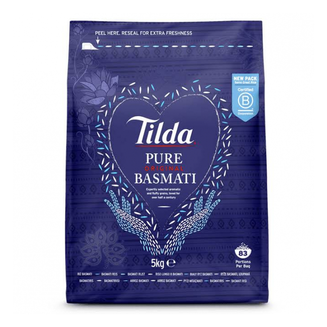 Orez Basmati Tilda PURE Original Gustos si Pufos 5kg SNM MLL