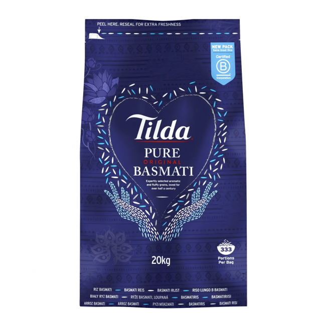 Orez Basmati Tilda PURE Original Superior Gustos si Pufos 20kg MLL