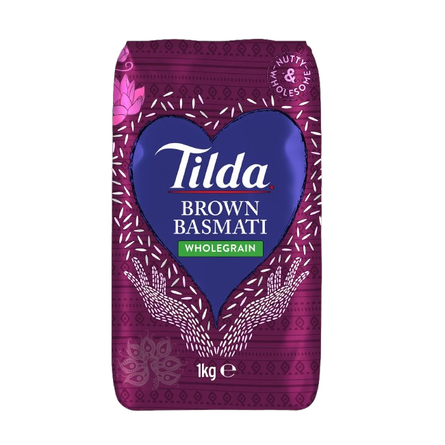 Orez Brun Basmati Integral Tilda Brown Wholegrain 1kg MLL