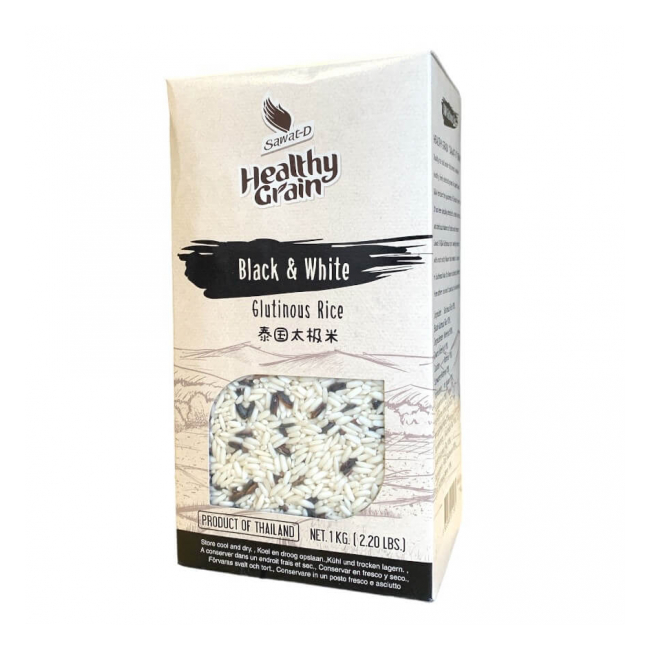 Orez Glutinos - Lipicios Black and White Sawat-D 1Kg Tailanda SNM