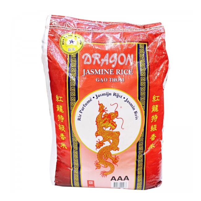 Orez Jasmine 10kg Sac Red Dragon Cambogia